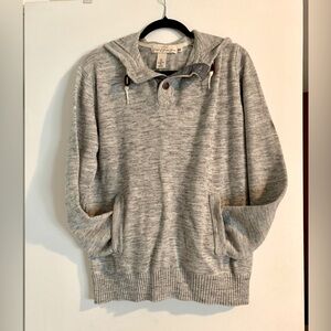 L.O.G.G. Grey cotton hoodie